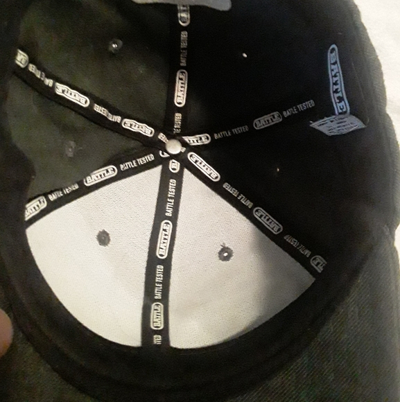 Mens Grey Snap-Back Hat/Cap With The Word "Battle" Printed on Front & Back - Picture 7 of 7